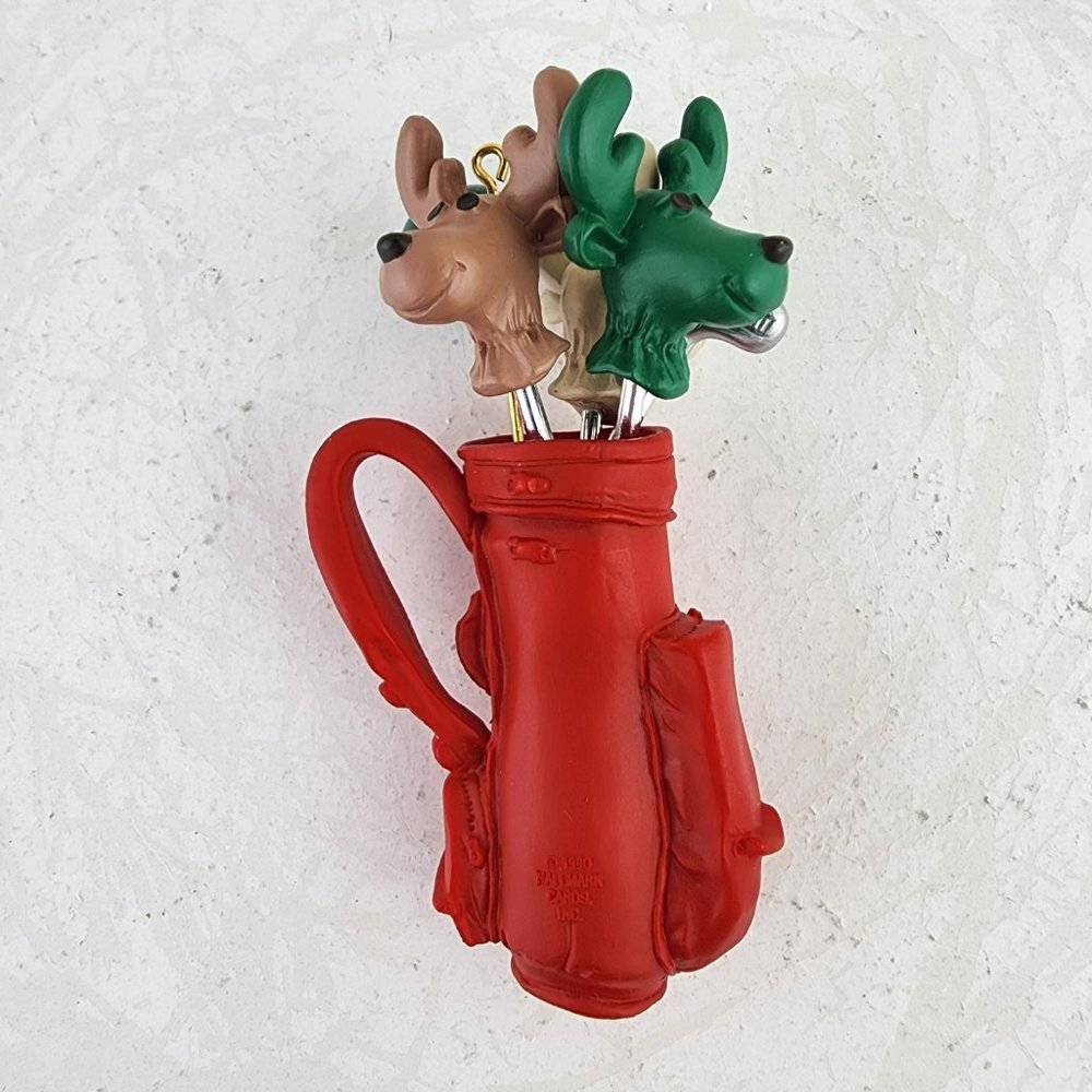 Hallmark Keepsake Handcrafted Golf's My Bag Christmas Ornament 1990 - Picture 2 of 7